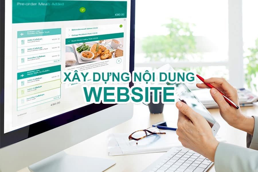 Xây dựng nội dung thiết kế website