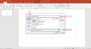 Nhập địa chỉ cần được liên kết trong Powerpoint