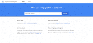 công cụ PageSpeed Insights