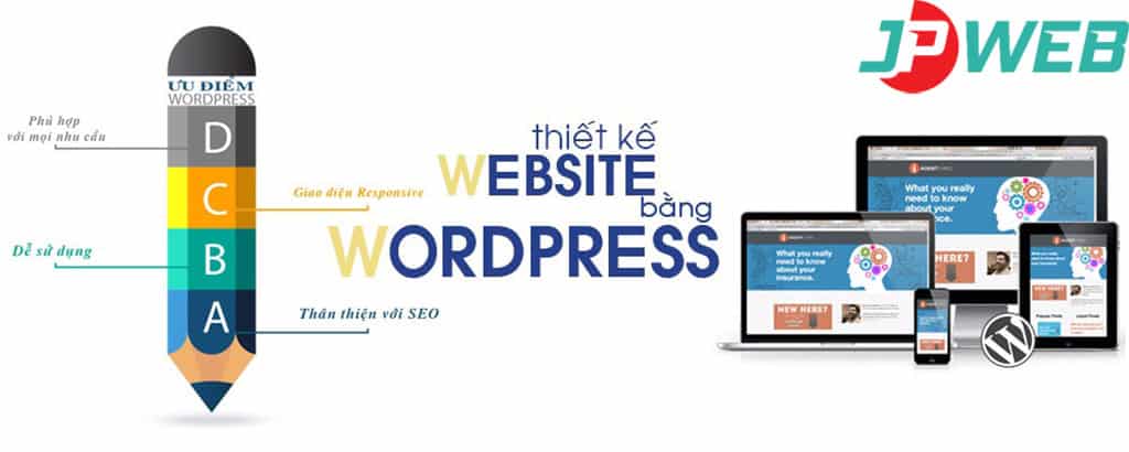 thiết kế website wordpress tại JPWEB